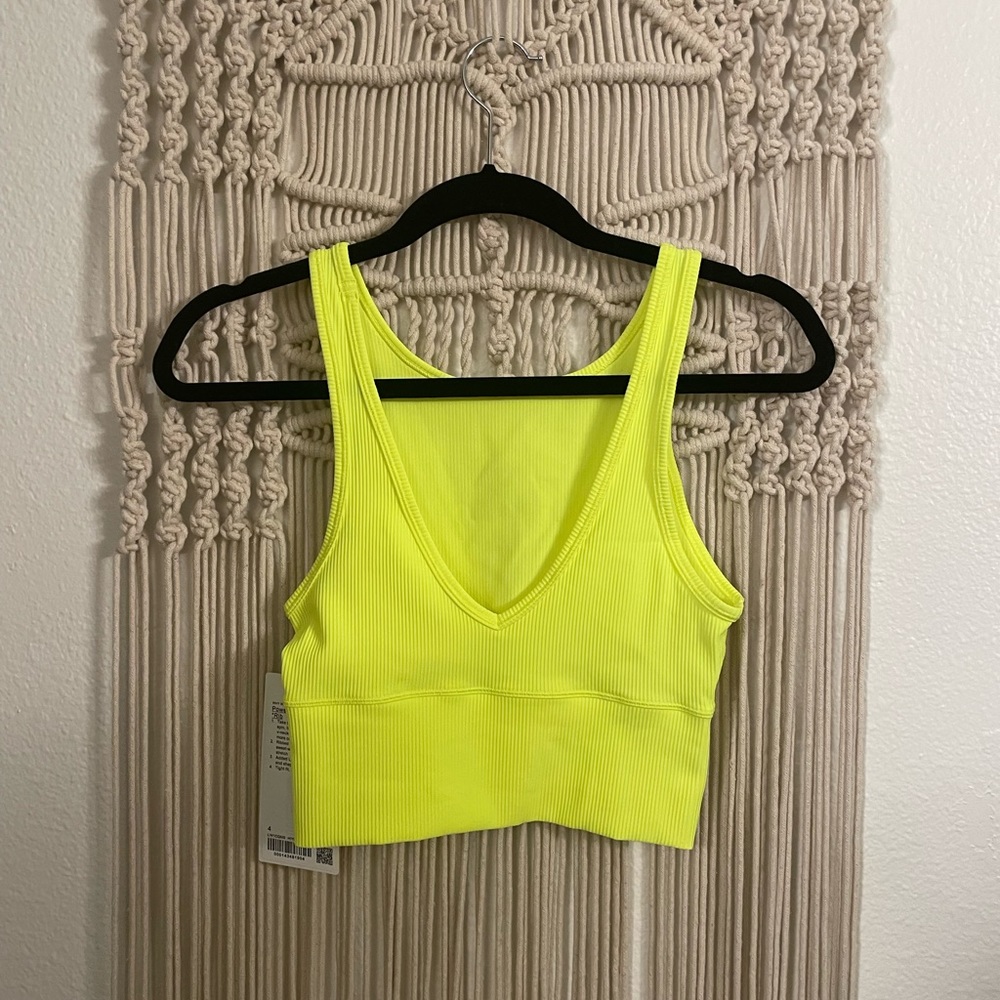 lululemon power pivot tank *rib